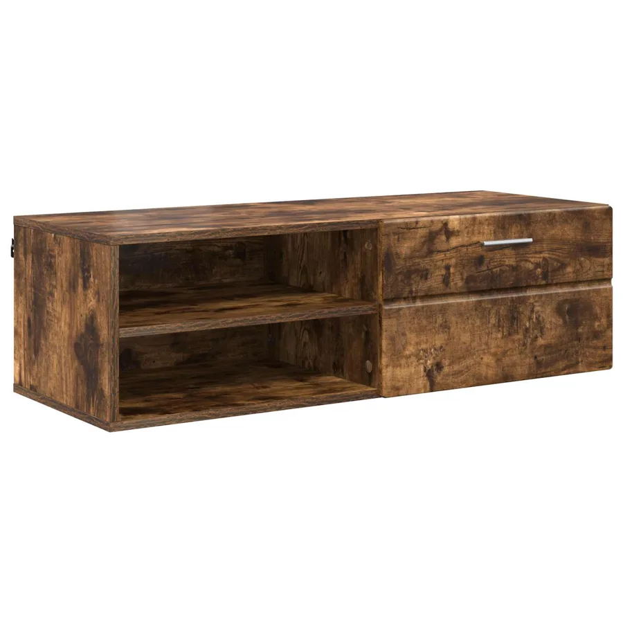 Cabinet en Bois Chêne fumé 100,5 x 39 x 30 cm Bois d'ingénierie - 2