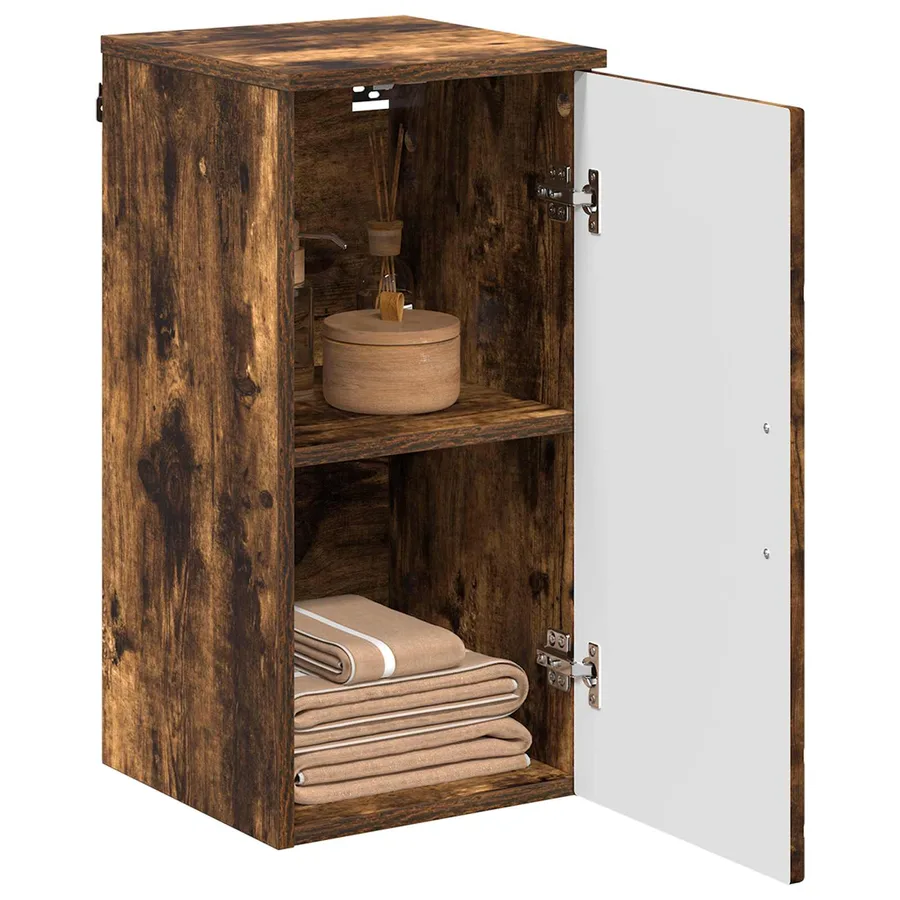 Cabinet de salle de bain Chêne fumé 30 x 31,5 x 61 cm - 3