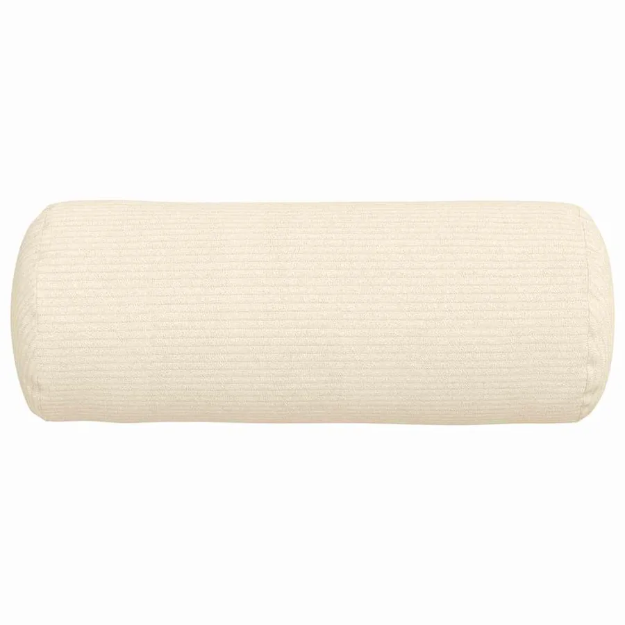 Coussins d'accent 2 pcs Crème Ø 15 x 40 cm - 6