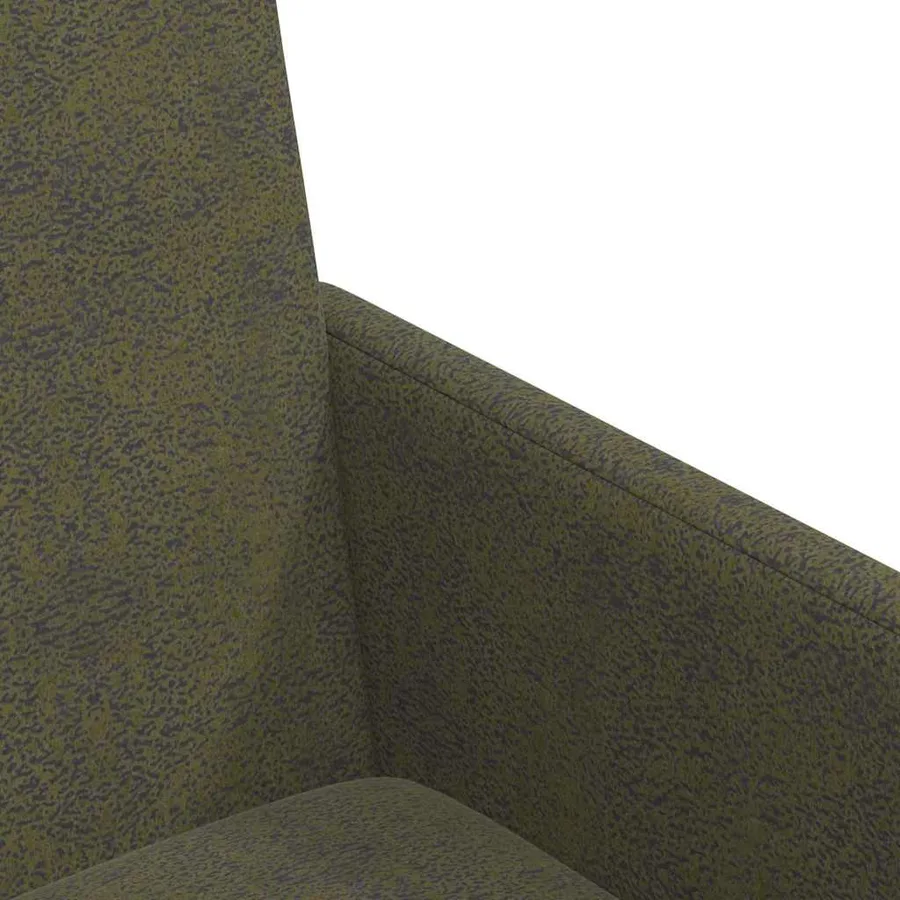 Chaises de Salle à Manger avec Roues 2 pcs Vert armée - 7