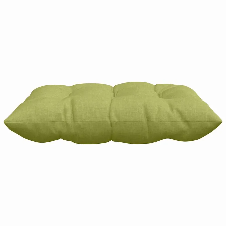 Coussins de siège 4 pcs Vert clair 40 x 40 x 6 cm tissu - 6