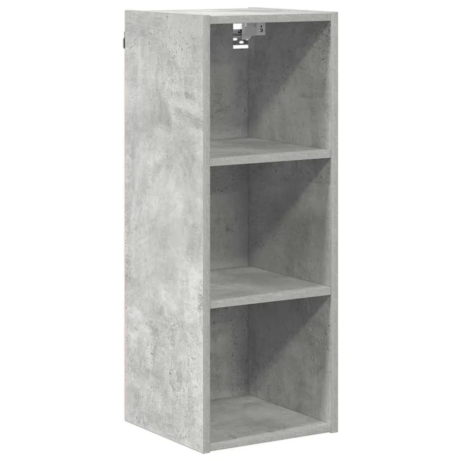 Armoire suspendue avec stockage Gris béton 30 x 29,5 x 80 cm - 2