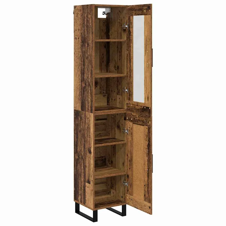 Haut Armoire Bois Ancien 34,5 x 34 x 180 cm Bois d'ingénierie - 5