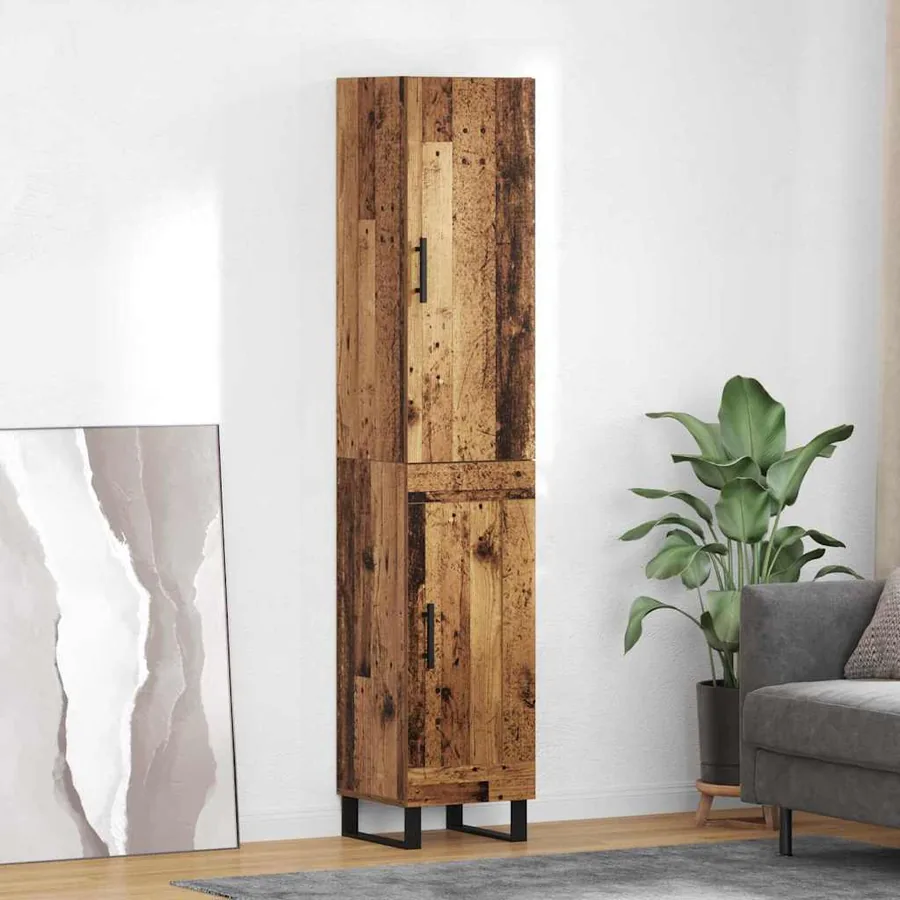 Haut Armoire Bois Ancien 34,5 x 34 x 180 cm Bois d'ingénierie
