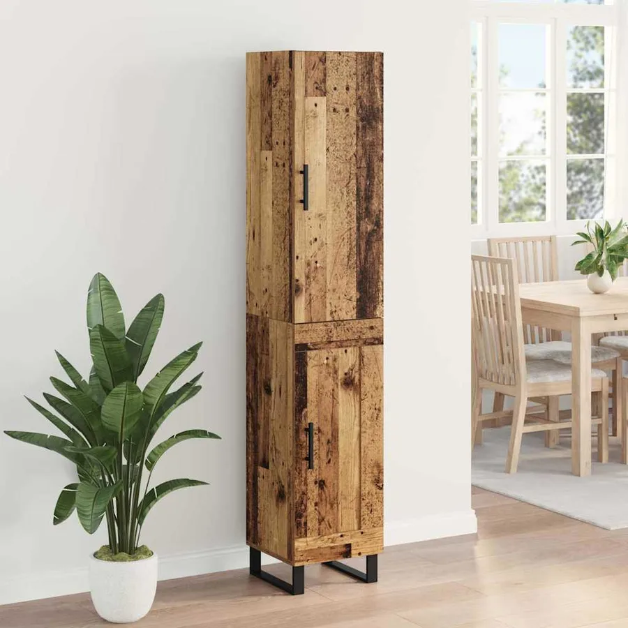 Haut Armoire Bois Ancien 34,5 x 34 x 180 cm Bois d'ingénierie - 4