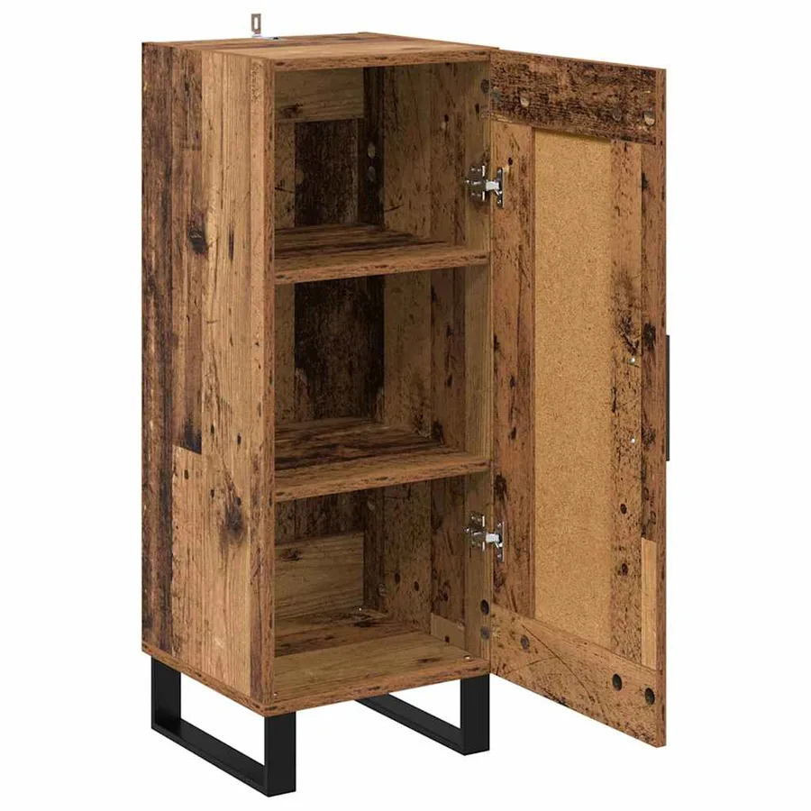 Haut Armoire Bois Ancien 34,5 x 34 x 180 cm Bois d'ingénierie - 6