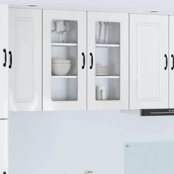 Panneau de lave-vaisselle Kalmar 2 pcs Blanc brillant
