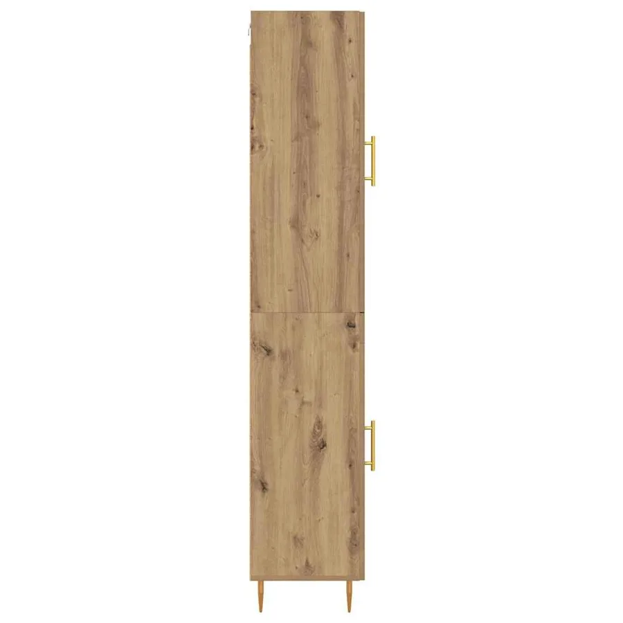 Haut Armoire 2 pcs Chêne artisanal 34,5 x 34 x 180 cm - 9