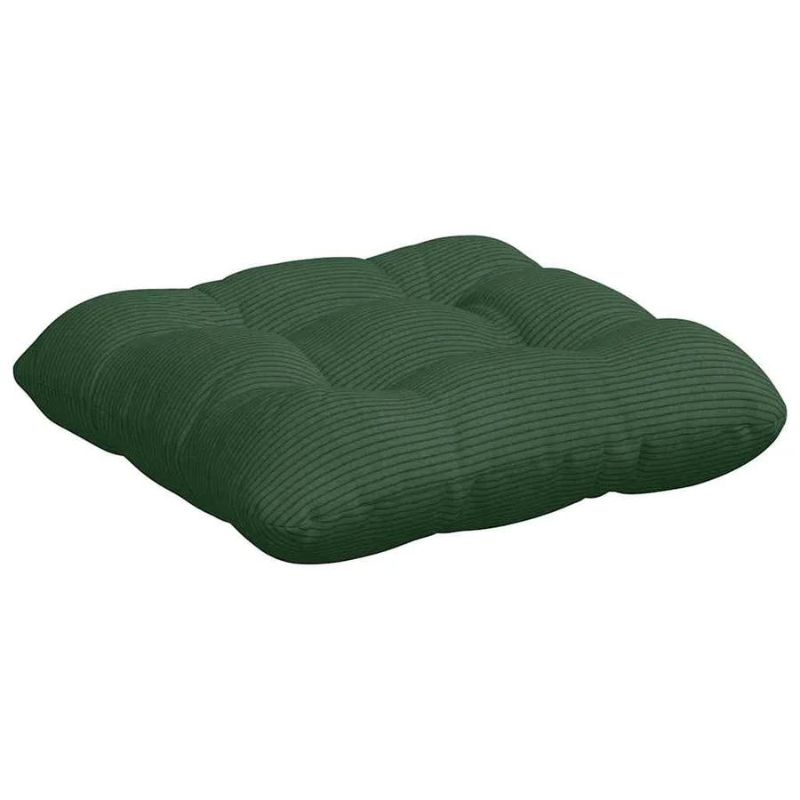 Coussins de siège 4 pcs Vert foncé 40 x 40 cm - 5