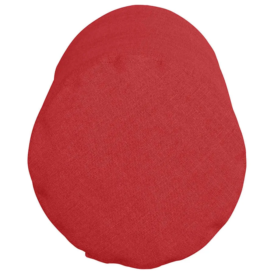 Coussins d'accent 2 pcs Rouge Ø 15 x 40 cm tissu - 7