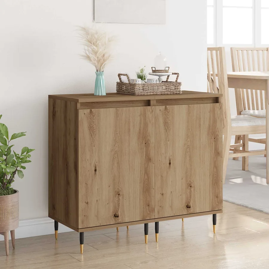 Buffet 2 pcs Chêne artisanal 40 x 35 x 70 cm