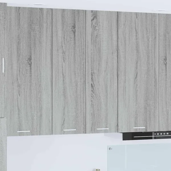 Armoire suspendue avec stockage Gris Sonoma 60 x 31 x 100 cm