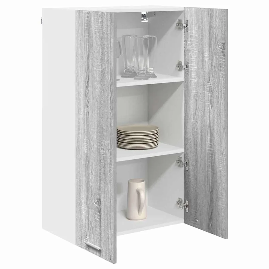 Armoire suspendue avec stockage Gris Sonoma 60 x 31 x 100 cm - 3
