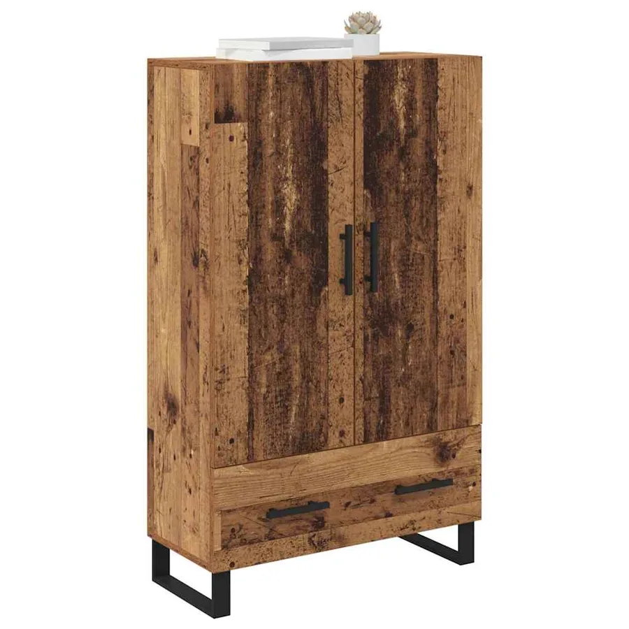 Haut Armoire Bois Ancien 69,5 x 30 x 115 cm Bois d'ingénierie - 3