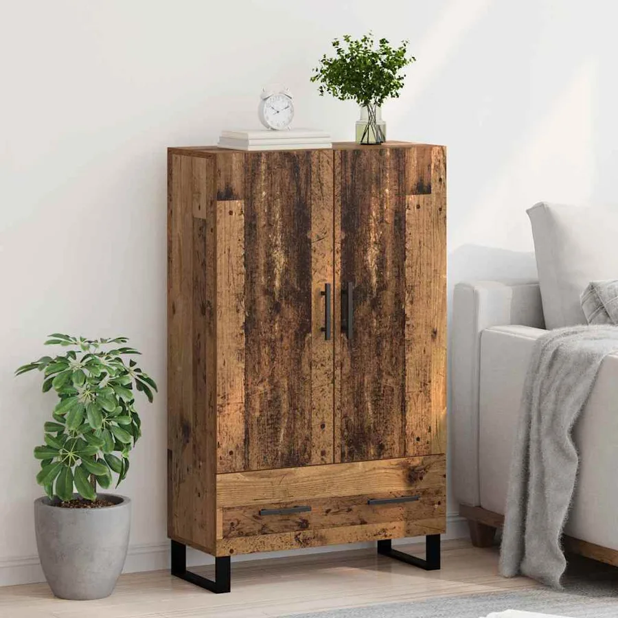 Haut Armoire Bois Ancien 69,5 x 30 x 115 cm Bois d'ingénierie - 4