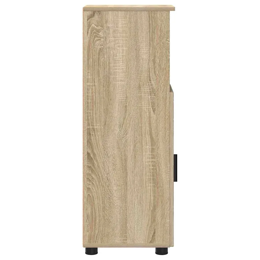 Cabinet de salle de bain Chêne Sonoma 30 x 35 x 95 cm - 7