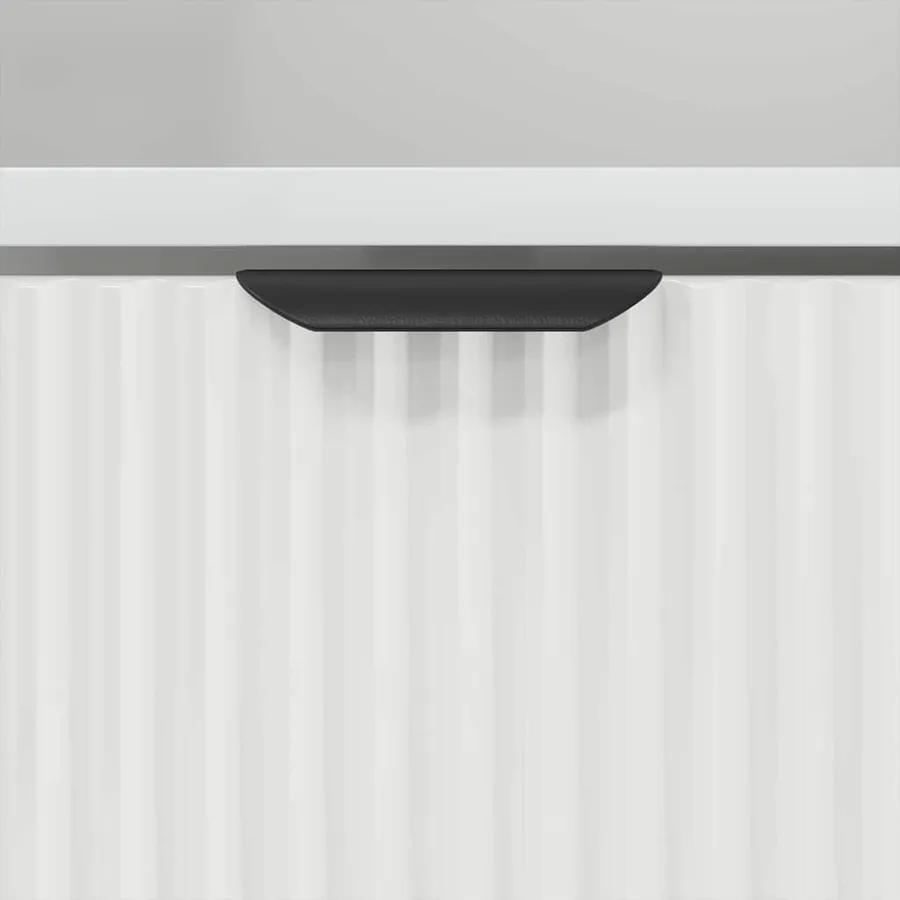 Cabinet de salle de bain Blanc 31,5 x 33 x 190 cm - 9