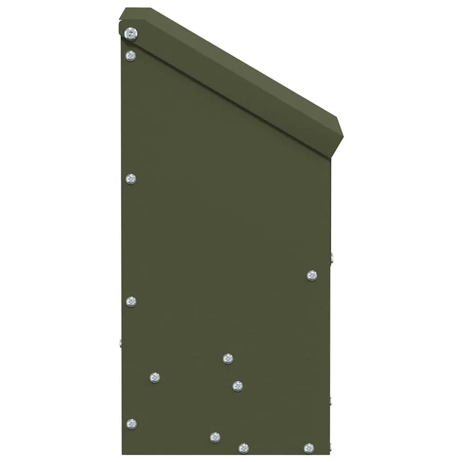 Mangeoire pour poules Vert olive 21 x 16 x 33 cm - 5