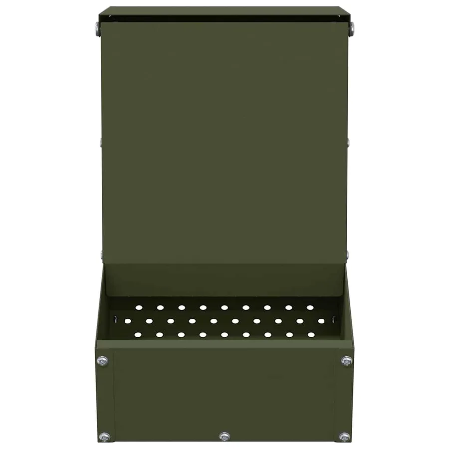 Distributeur pour lapins Vert olive 17,5 x 26 x 28,5 cm - 4