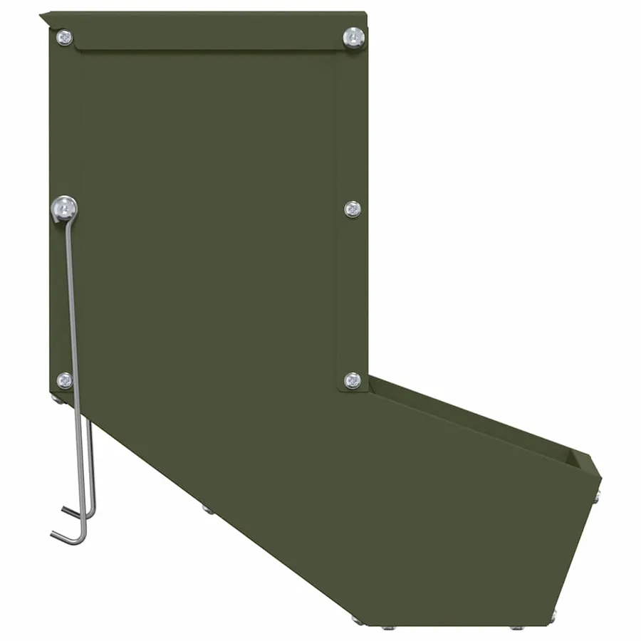 Distributeur pour lapins Vert olive 17,5 x 26 x 28,5 cm - 5