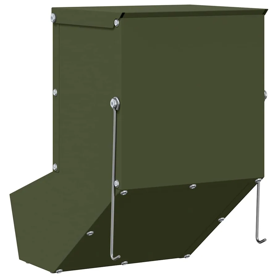 Distributeur pour lapins Vert olive 17,5 x 26 x 28,5 cm - 6