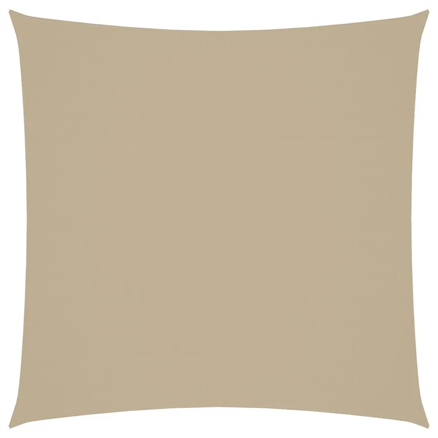 Voile de parasol tissu oxford carré 2x2 m beige - 2