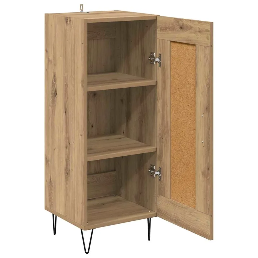 Buffet Chêne artisanal 34,5 x 34 x 90 cm - 5