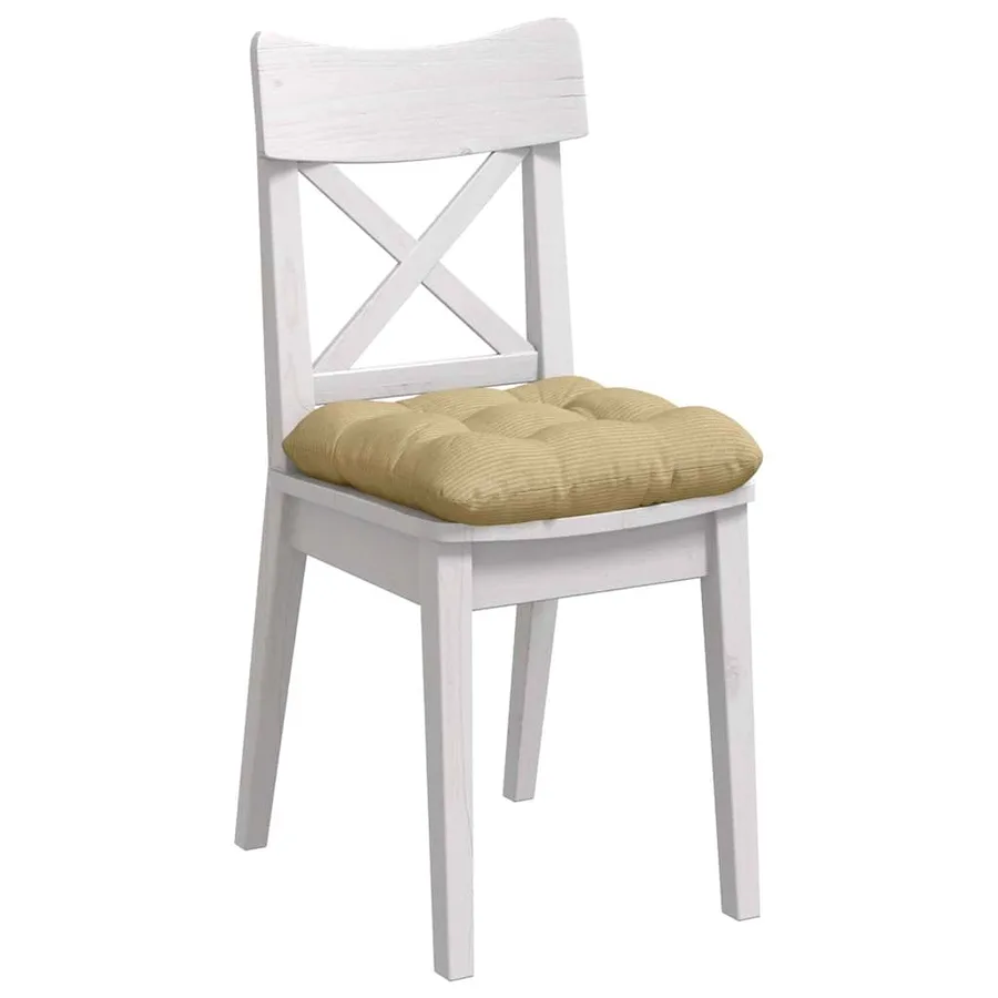 Coussins de siège 4 pcs Vert gris 45 x 45 cm - 3
