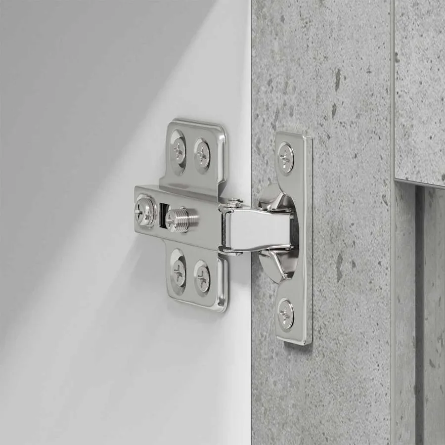 Armoire suspendue Riga 2 pcs Gris béton 40 x 31 x 40 cm - 8