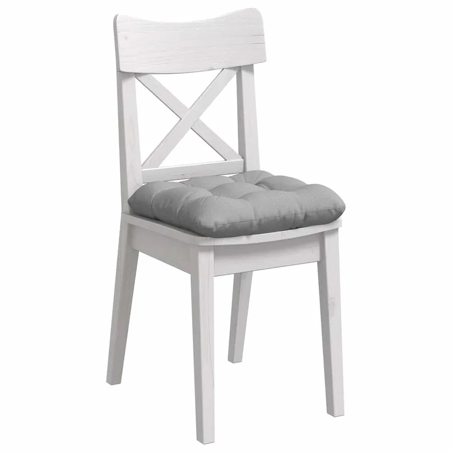 Coussins de siège 4 pcs Gris nuage 45 x 45 x 12 cm tissu - 3