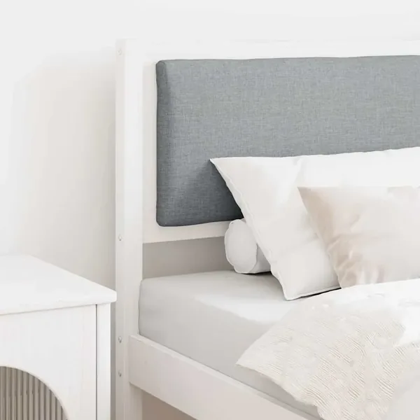 Tête de lit Autre Blanc 80 cm Bois massif en pin