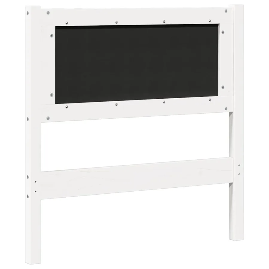 Tête de lit Autre Blanc 80 cm Bois massif en pin - 6