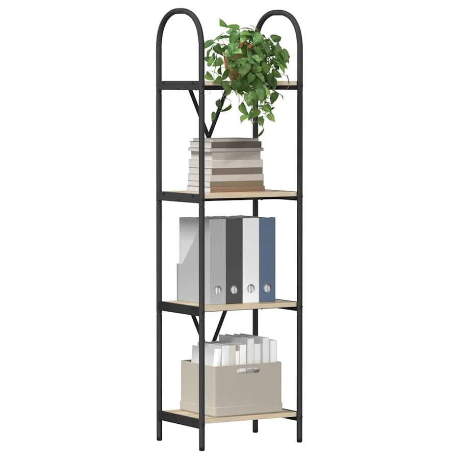 Étagère Chêne Sonoma 40 x 30 x 146 cm Bois d'ingénierie - 3