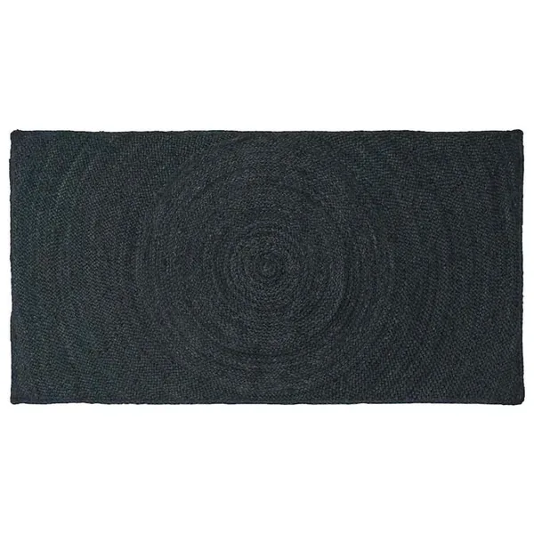 Tapis de surface Gris foncé 100 x 200 cm Jute