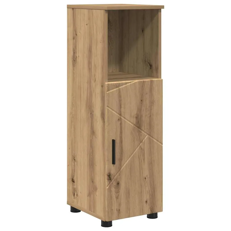 Cabinet de salle de bain Chêne artisanal 30 x 35 x 95 cm - 2