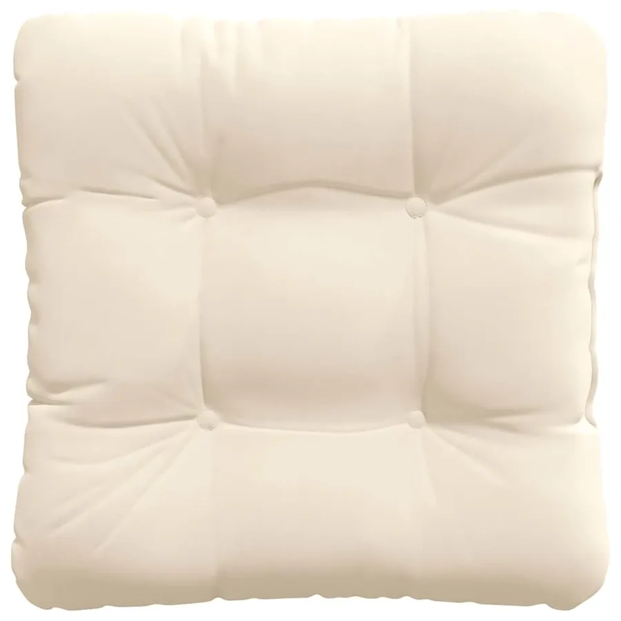 Coussins de siège 4 pcs Beige 45 x 45 cm Tissu en microfibre - 7