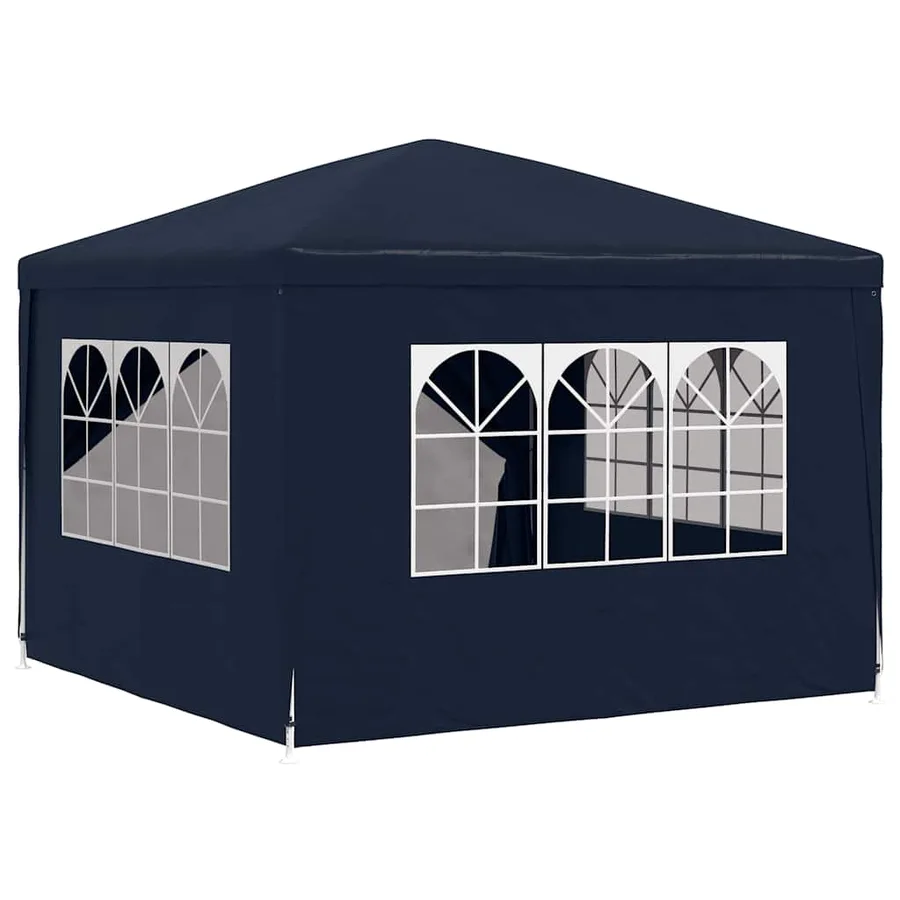 Tente de réception 3 x 3 m Bleu - 5