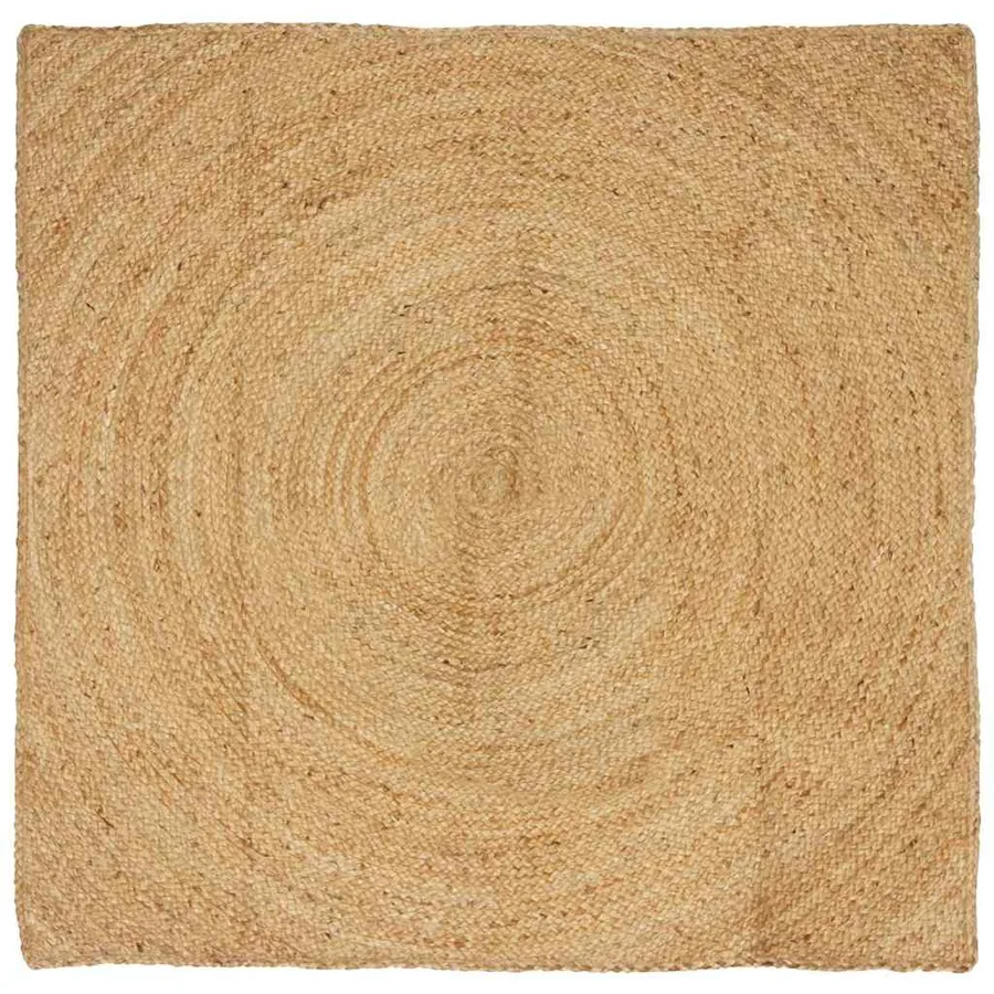 Tapis de surface Naturel 160 x 160 cm Jute
