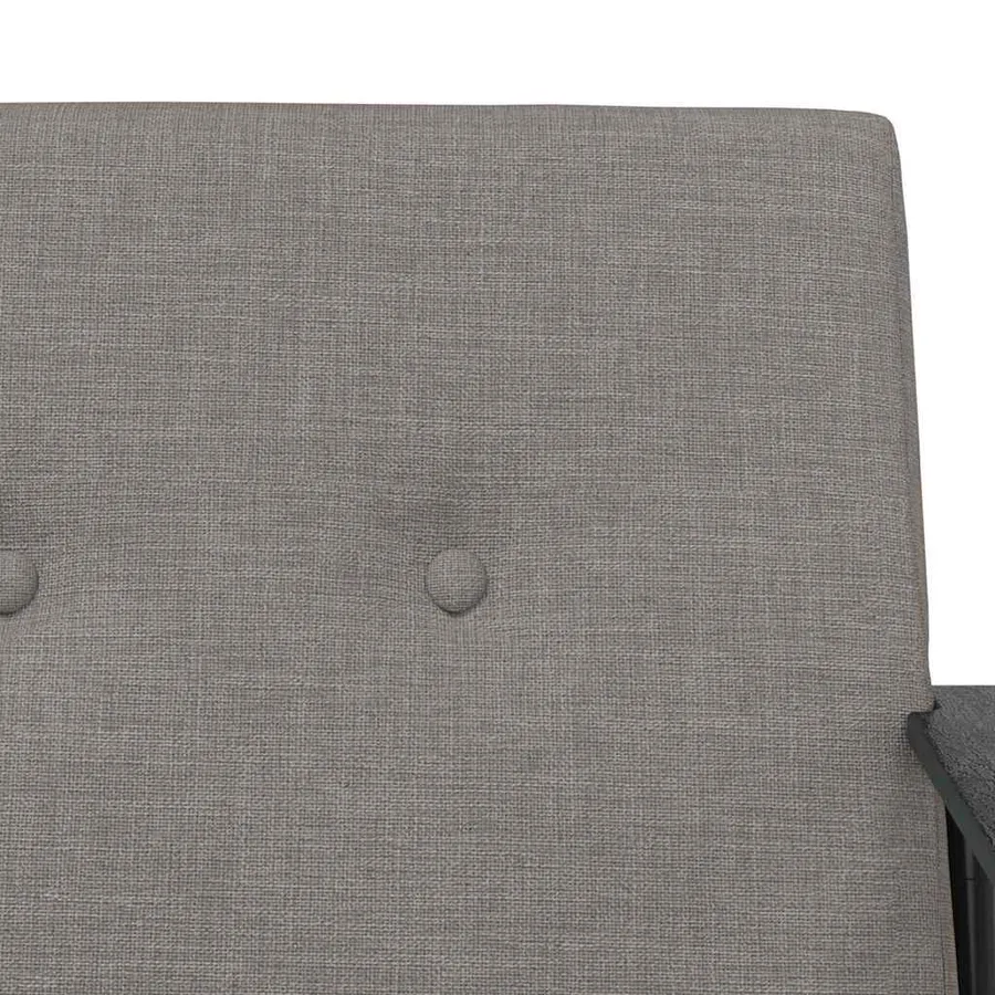 fauteuil Taupe tissu - 7