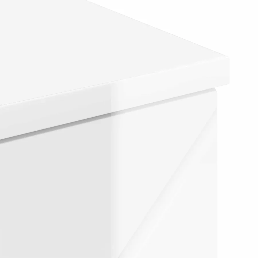 Cabinet de salle de bain Blanc brillant 30 x 35 x 80 cm - 11