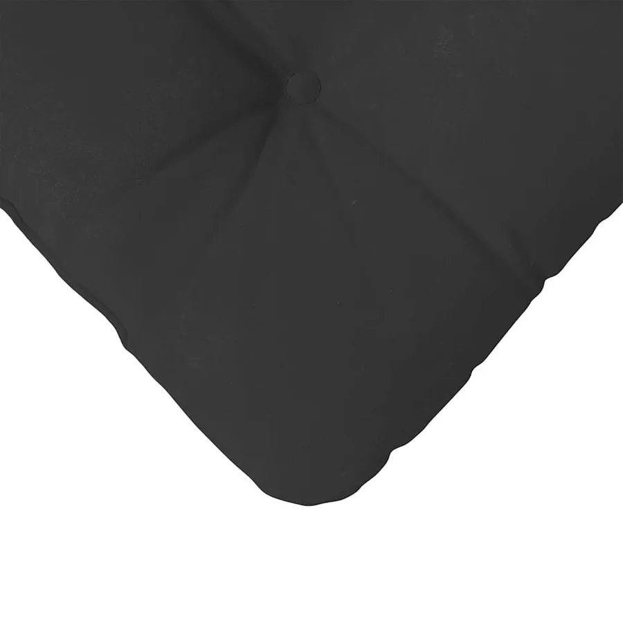 Coussins de siège 4 pcs Noir 45 x 45 cm Tissu en microfibre - 9