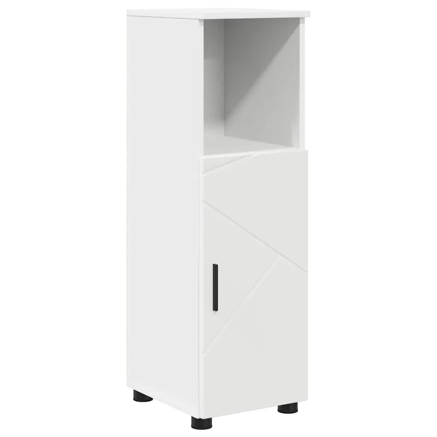 Cabinet de salle de bain avec stockage Blanc 30 x 35 x 95 cm - 2