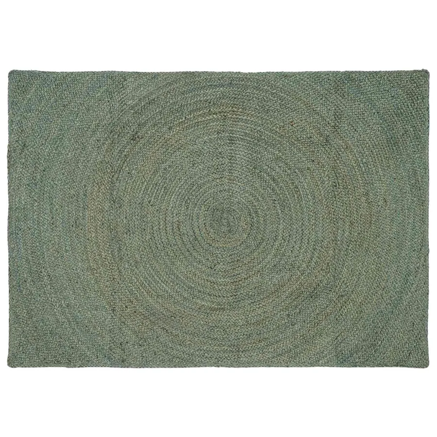 Tapis de surface Vert olive 120 x 170 cm Jute