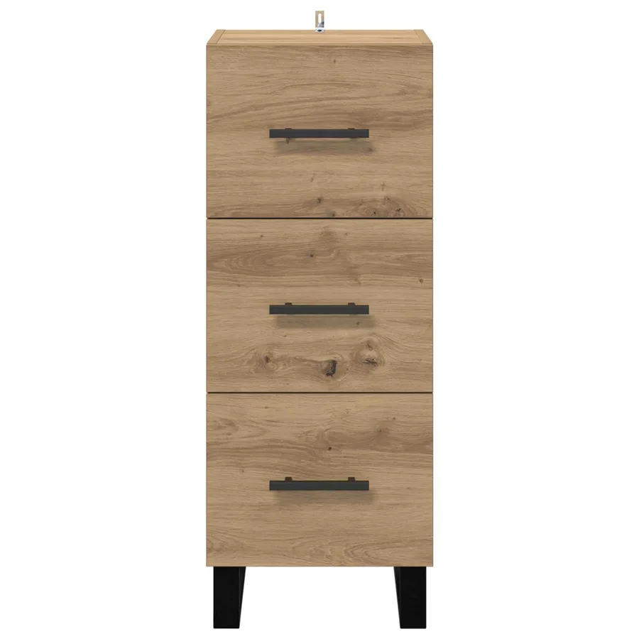 Buffet Chêne artisanal 34,5 x 34 x 90 cm - 6
