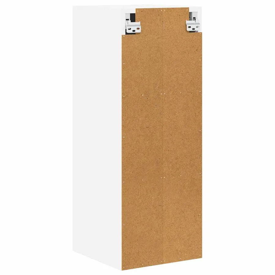 Armoire suspendue 2 pcs Blanc 30 x 31 x 80 cm Bois d'ingénierie - 9