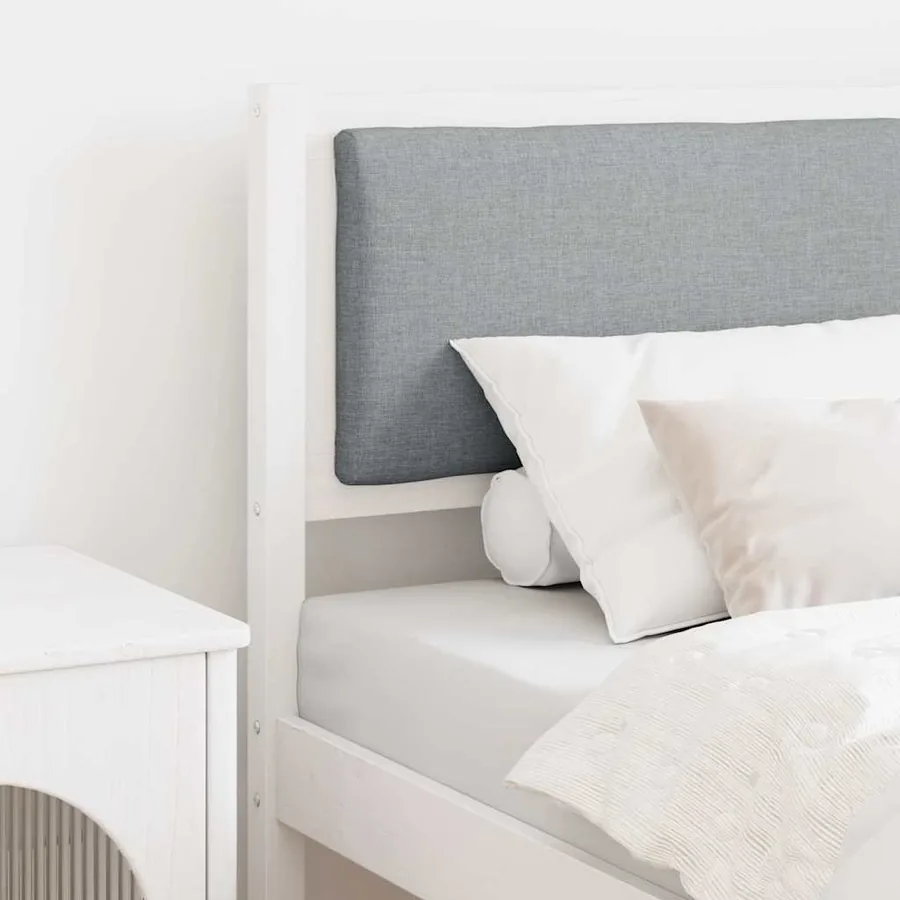 Tête de lit Autre Blanc 75 cm Bois massif en pin