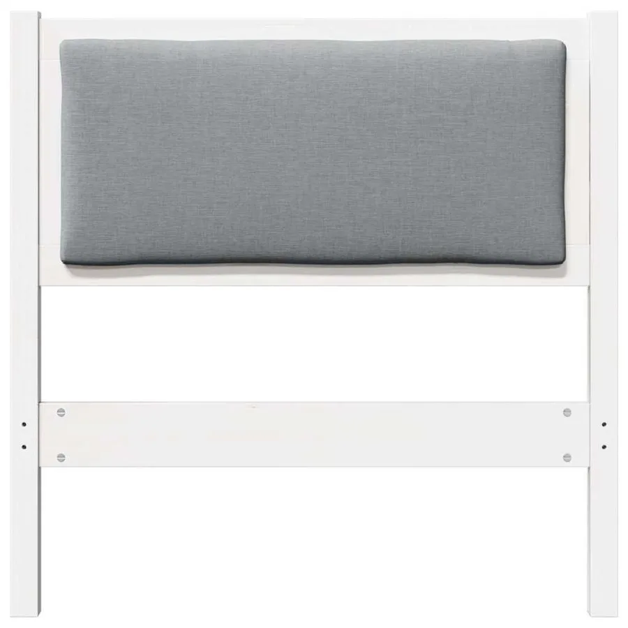 Tête de lit Autre Blanc 75 cm Bois massif en pin - 4