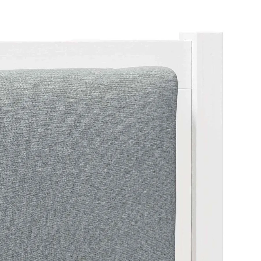 Tête de lit Autre Blanc 75 cm Bois massif en pin - 7