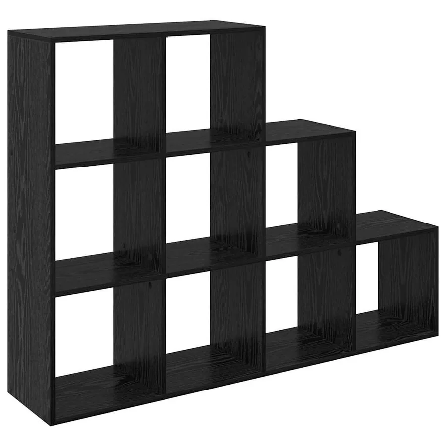 Cloison Bibliothèque Chêne noir 137,5 x 29 x 103,5 cm - 2