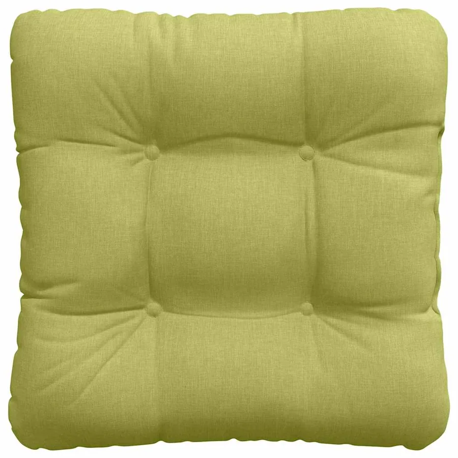 Coussins de siège 4 pcs Vert clair 40 x 40 x 12 cm tissu - 7